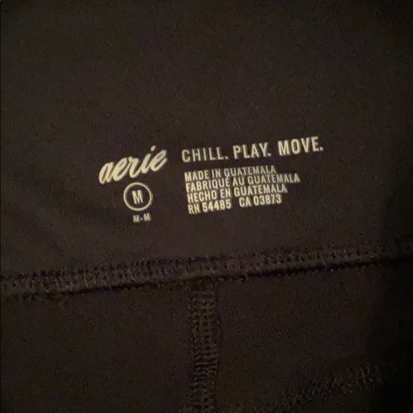 Aerie Chill. Play. Move. Leggings-Black - Picture 2 of 4